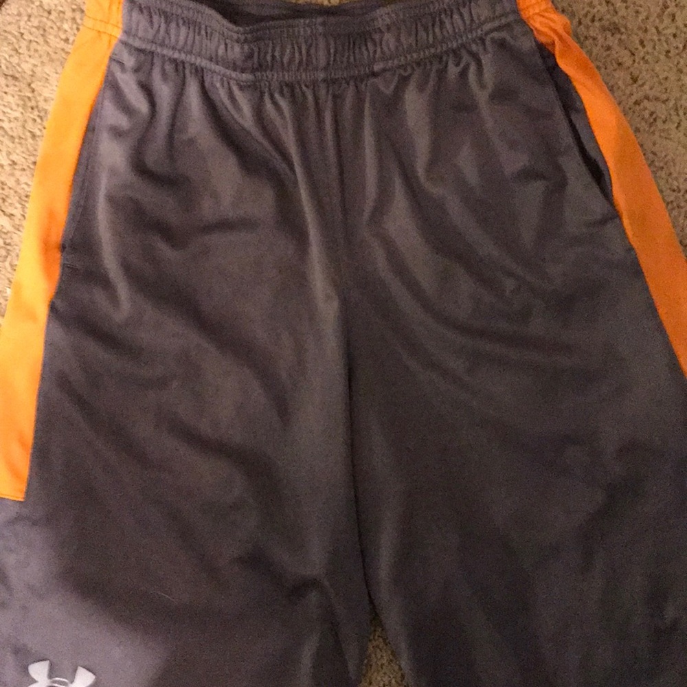Youth boys under Armour athletic shorts